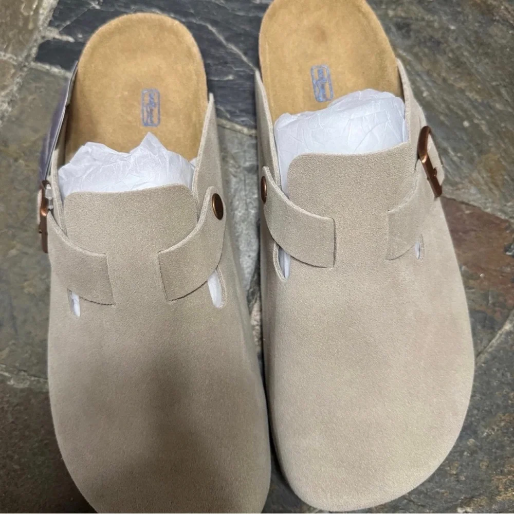Birkenstock Boston clog Taupe Size 41 - Picture 2 of 5